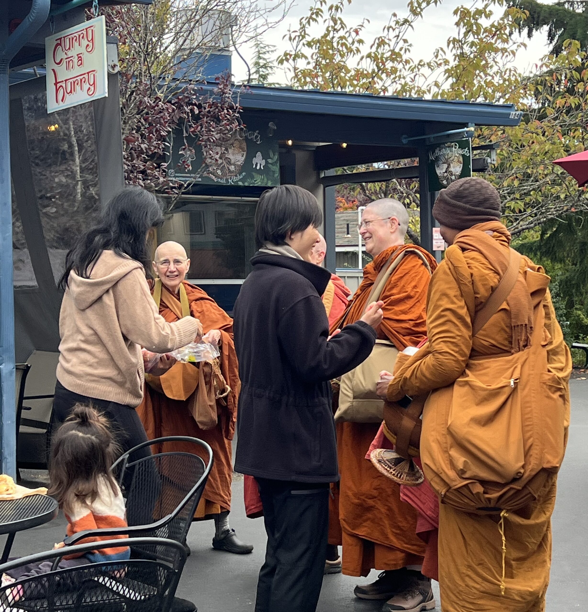Almsround at Farmer's Market Olympia