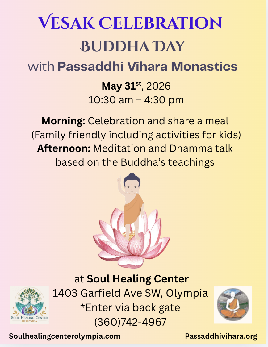 Monthly Sunday Program at Soul Healing